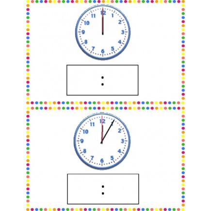 Telling Time Task Cards